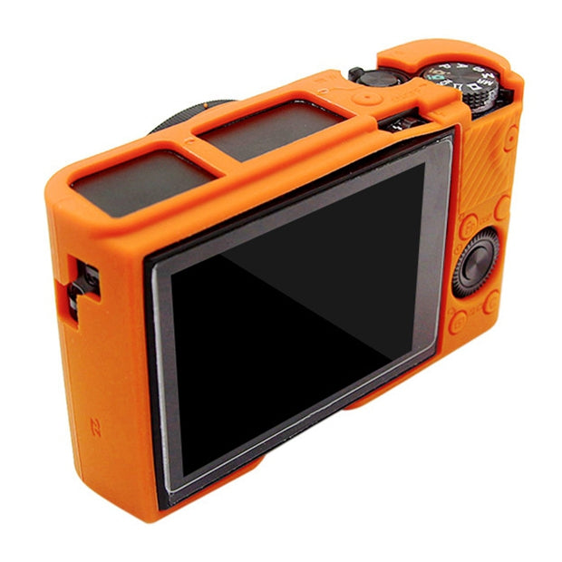 PULUZ Soft Silicone Protective Case for Sony RX100 III / IV / V(Orange) - Protective Case by PULUZ | Online Shopping South Africa | PMC TechLife | Buy Now Pay Later Mobicred