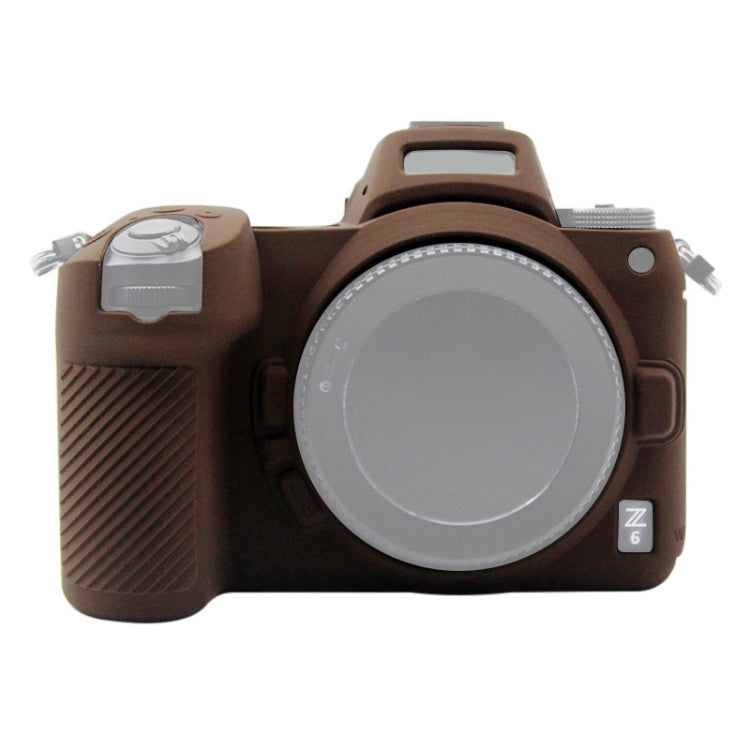 PULUZ Soft Silicone Protective Case for Nikon Z6 / Z7(Coffee) - Protective Case by PULUZ | Online Shopping South Africa | PMC TechLife | Buy Now Pay Later Mobicred