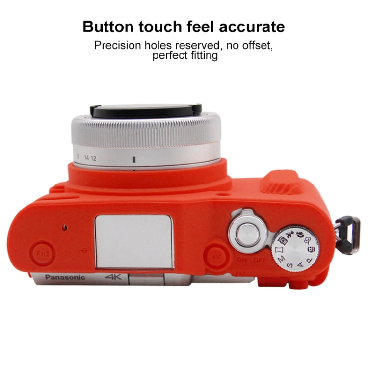 PULUZ Soft Silicone Protective Case for Panasonic Lumix GF10(Red) - Protective Case by PULUZ | Online Shopping South Africa | PMC TechLife | Buy Now Pay Later Mobicred