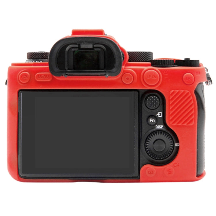 PULUZ Soft Silicone Protective Case for Sony ILCE-9M2/ Alpha 9 II / A92(Red) - free shipping - PMC TechLife - Order now!