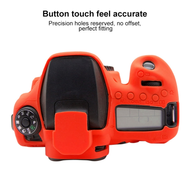 PULUZ Soft Silicone Protective Case for Canon EOS 90D(Red) - free shipping - PMC TechLife - Order now!