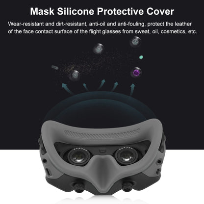 For DJI Avata Goggles 2 PULUZ Flying Eye Mask Silicone Protective Case (Grey) -  by PULUZ | Online Shopping South Africa | PMC Jewellery | Buy Now Pay Later Mobicred