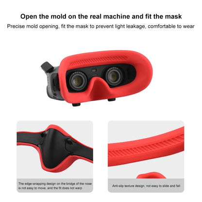 For DJI Avata Goggles 2 PULUZ Flying Eye Mask Silicone Protective Case(Red) -  by PULUZ | Online Shopping South Africa | PMC Jewellery | Buy Now Pay Later Mobicred