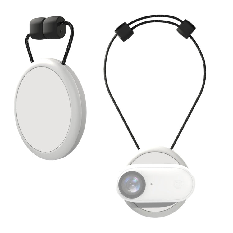 For Insta360 GO 3 / GO 3S PULUZ Magnetic Pendant Holder Quick Release Neck Strap (White) - Mount & Holder by PULUZ | Online Shopping South Africa | PMC Jewellery | Buy Now Pay Later Mobicred