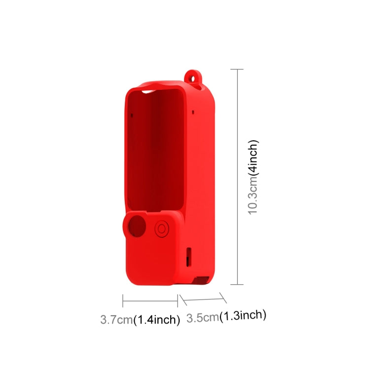 For DJI OSMO Pocket 3 PULUZ  3 in 1 Silicone Cover Case Set (Red) - Case & Bags by PULUZ | Online Shopping South Africa | PMC Jewellery | Buy Now Pay Later Mobicred