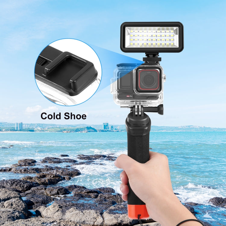 For Insta360 Ace Pro / Pro 2 PULUZ 60m Underwater Waterproof Housing Case with Base Adapter & Screw (Transparent) - free shipping - PMC TechLife - Order now!
