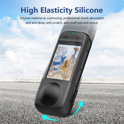 For Insta360 X4 PULUZ Full Body Dust-proof Silicone Protective Case (Black) - Case & Bags by PULUZ | Online Shopping South Africa | PMC Jewellery | Buy Now Pay Later Mobicred