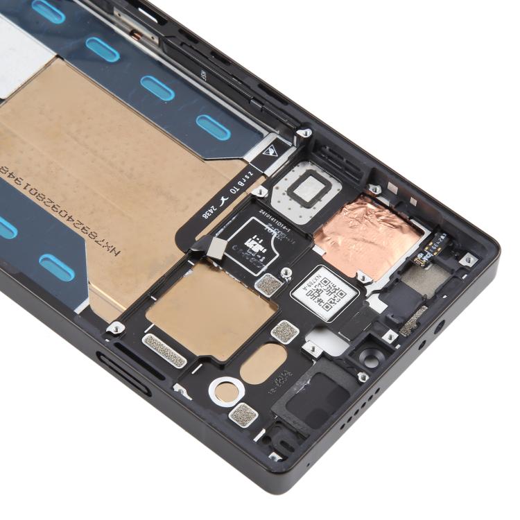 For ZTE nubia RedMagic 10 Pro Middle Frame Bezel Plate with In-Display Fingerprint Sensor Flex Cable (Black) - free shipping - PMC TechLife - Order now!