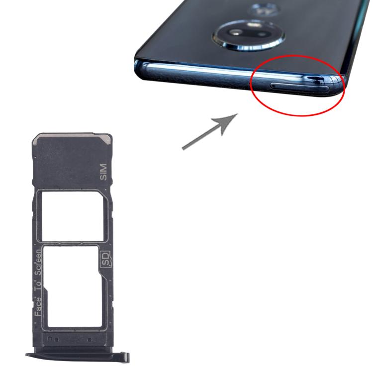 For Motorola Moto G7 Plus 10pcs Original SIM + Micro SD Card Tray (Black) - free shipping - PMC TechLife - Order now!