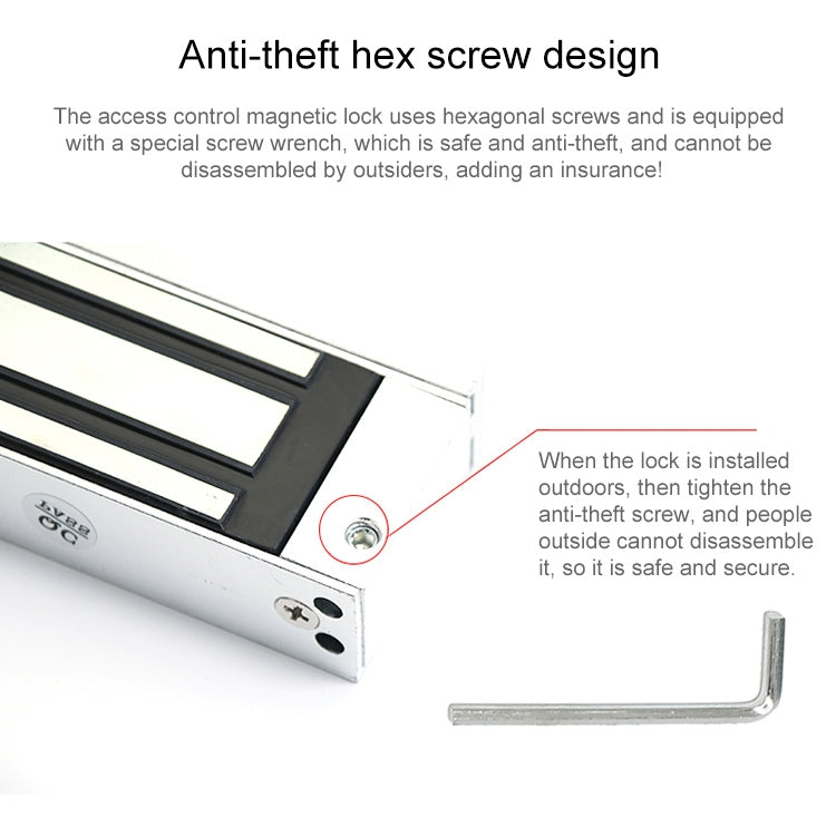 YH-280D Double Door Magnetic Lock (280kg) - free shipping - PMC TechLife - Order now!