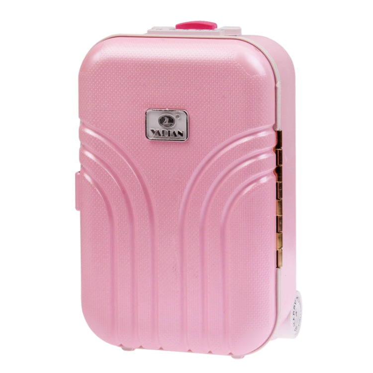 Cute Mini Suitcase Style Mechanical Music Box / Storage Box with Mirror & Ballet Girl(Pink) - Music Box by PMC Jewellery | Online Shopping South Africa | PMC Jewellery | Buy Now Pay Later Mobicred