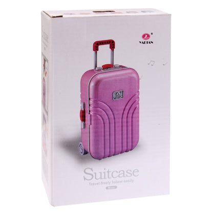 Cute Mini Suitcase Style Mechanical Music Box / Storage Box with Mirror & Ballet Girl(Pink) - Music Box by PMC Jewellery | Online Shopping South Africa | PMC Jewellery | Buy Now Pay Later Mobicred