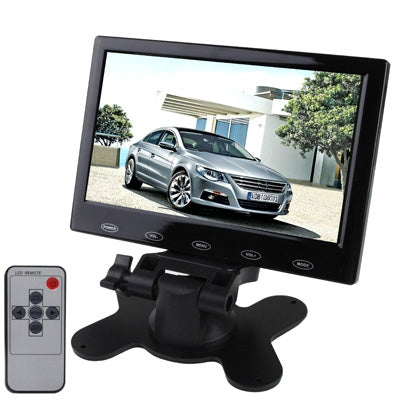 7.0 inch Touch Button Car Rearview LCD Monitor with Stand, Full Remote Control(Black) - Car Monitor by PMC Jewellery | Online Shopping South Africa | PMC Jewellery | Buy Now Pay Later Mobicred