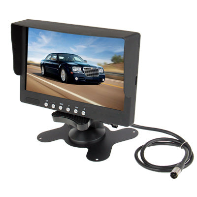 7 inch LCD Color Monitor / Two Way Video Input, One Way Audio Input - Car Monitor by PMC Jewellery | Online Shopping South Africa | PMC Jewellery | Buy Now Pay Later Mobicred