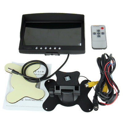 7 inch LCD Color Monitor / Two Way Video Input, One Way Audio Input - Car Monitor by PMC Jewellery | Online Shopping South Africa | PMC Jewellery | Buy Now Pay Later Mobicred