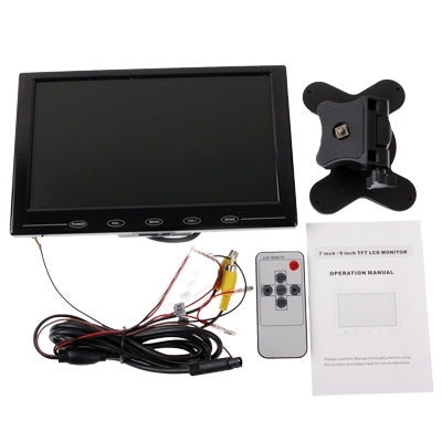 9.0 inch Ultra-thin Touch Button Car Monitor with Remote Controller(Black) - Car Monitor by PMC Jewellery | Online Shopping South Africa | PMC Jewellery | Buy Now Pay Later Mobicred