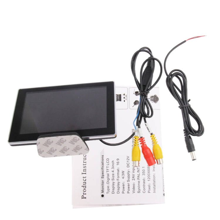 5 inch TFT-LCD Screen Dashboard Backup Car LCD Monitor Car Parking Video System (ET-500) - Car Monitor by PMC Jewellery | Online Shopping South Africa | PMC Jewellery | Buy Now Pay Later Mobicred