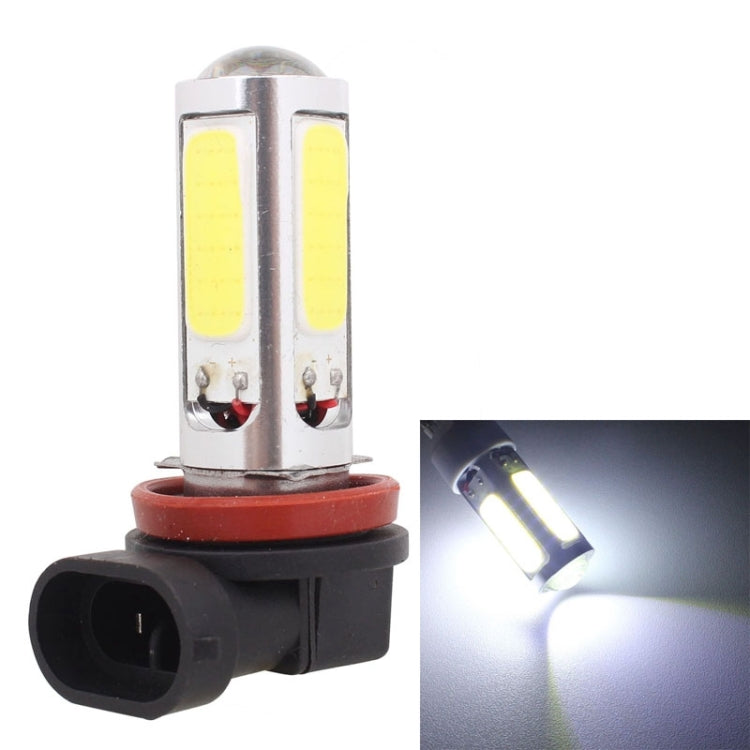 2PCS H11 1250LM 20W + 5W 5 x COB LED White Light Car Front Fog Lamp Bulb, DC 12V - Fog / Driving Lights by PMC Jewellery | Online Shopping South Africa | PMC Jewellery | Buy Now Pay Later Mobicred