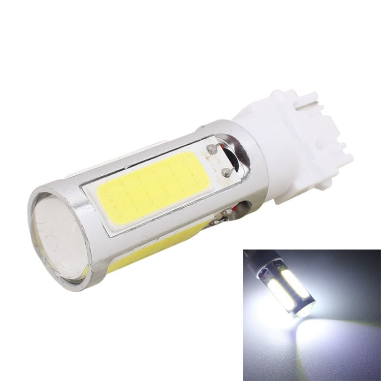 2PCS T25 Single Wire 1250LM 20W + 5W 5 x COB LED White Light Car Rear Fog Lamp Bulb, DC 12V - Brake Lights by PMC Jewellery | Online Shopping South Africa | PMC Jewellery | Buy Now Pay Later Mobicred