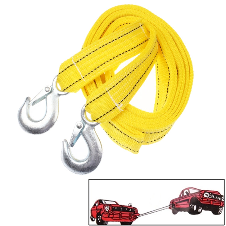 5 Tons Vehicle Towing Cable Rope, Length: 4m(Yellow) - Towing Bars by PMC TechLife | Online Shopping South Africa | PMC TechLife | Buy Now Pay Later Mobicred