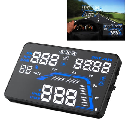 Q7 5.5 inch Car GPS HUD Vehicle-mounted Head Up Display Security System, Support Speed & Real Time & Altitude & Over Speed Alarm & Satellite Number, etc. - Head Up Display System by PMC Jewellery | Online Shopping South Africa | PMC Jewellery | Buy Now Pay Later Mobicred