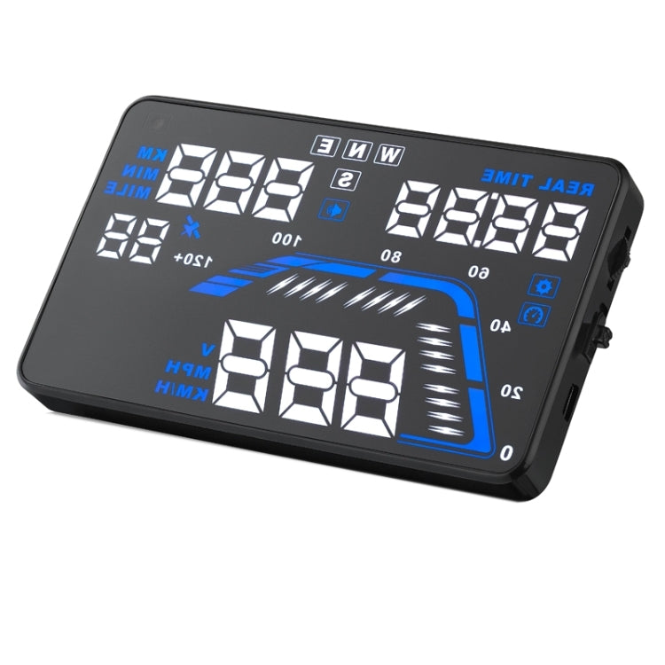 Q7 5.5 inch Car GPS HUD Vehicle-mounted Head Up Display Security System, Support Speed & Real Time & Altitude & Over Speed Alarm & Satellite Number, etc. - Head Up Display System by PMC Jewellery | Online Shopping South Africa | PMC Jewellery | Buy Now Pay Later Mobicred