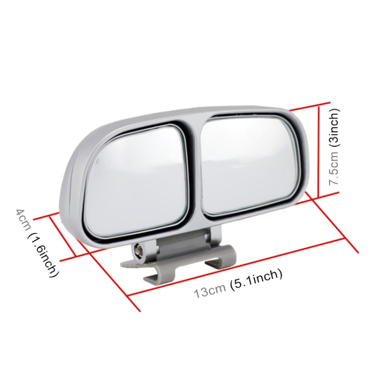 Right Side Rear View Blind Spot Mirror Universal adjustable Wide Angle Auxiliary Mirror(Silver) - Convex Mirror & Accessories by 3R | Online Shopping South Africa | PMc TechLife | Buy Now Pay Later Mobicred