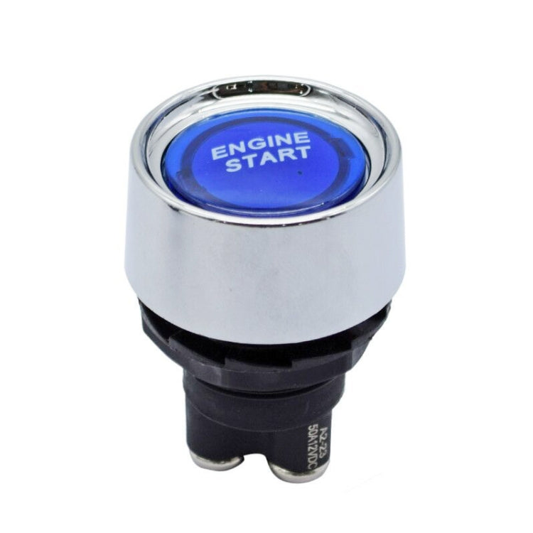 Blue Light Push Start Ignition Switch for Racing Sport (DC 12V) - Car Switches by PMC TechLife | Online Shopping South Africa | PMC TechLife | Buy Now Pay Later Mobicred