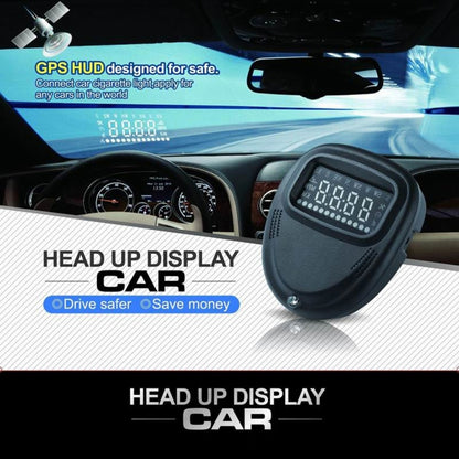 A1 2.0 inch Car GPS HUD Head Up Display Vehicle-mounted Security System, Support Speed & Real Time & Altitude & Over Speed Alarm & Compass & MPH & Auto Sleeping & KM & Satellite Signal - Head Up Display System by PMC Jewellery | Online Shopping South Africa | PMC Jewellery | Buy Now Pay Later Mobicred