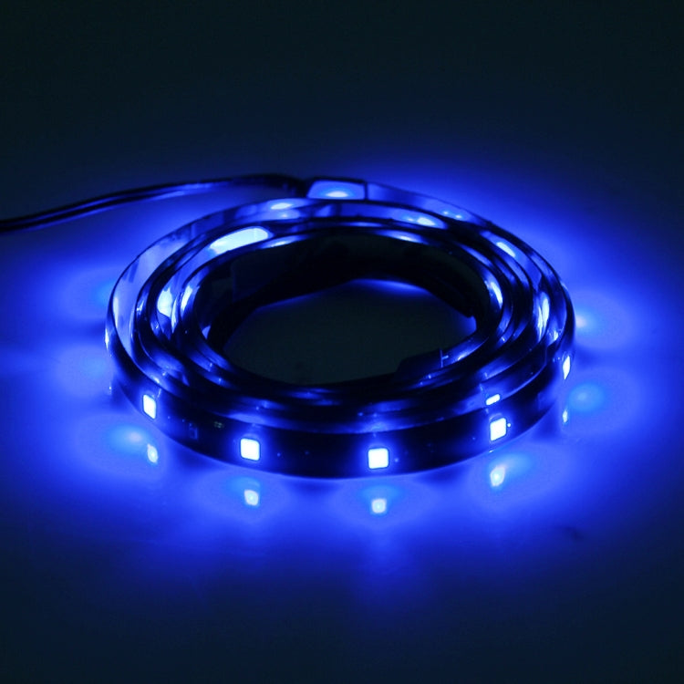 10 PCS 30cm 15 LED Waterproof Flexible Car Strip Light, DC 12V(Blue Light) - Decorative Lights by PMC TechLife | Online Shopping South Africa | PMC TechLife | Buy Now Pay Later Mobicred