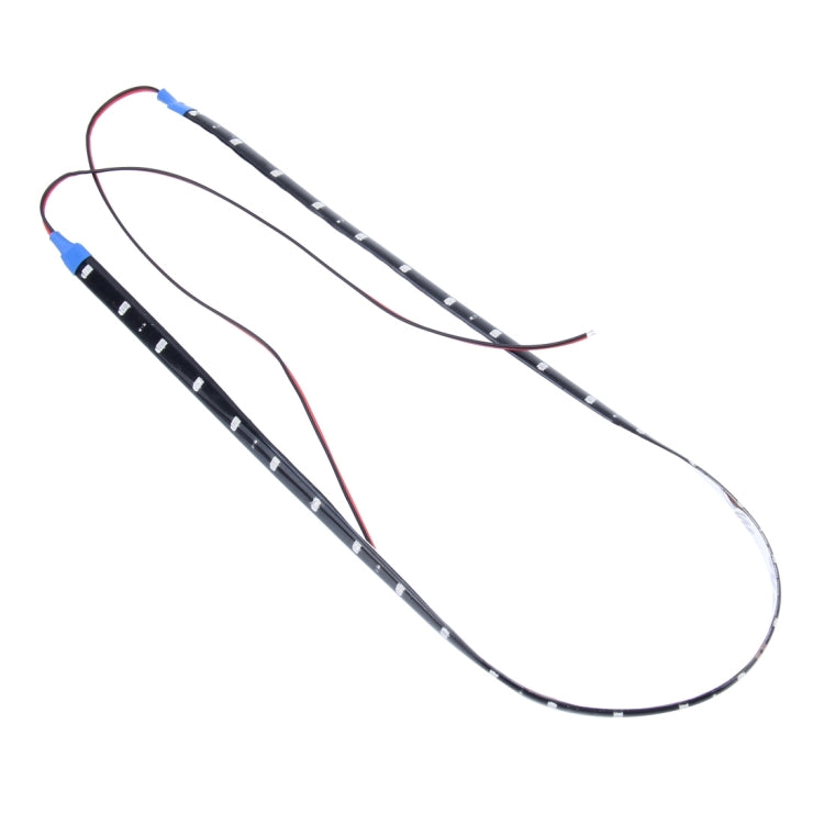 10 PCS 60cm 30 LED Waterproof Flexible Car Strip Light, DC 12V(Blue Light) - free shipping - PMC TechLife - Order now!