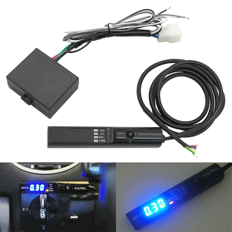 APEXI Universal Blue LED Auto Timer For NA &Turbo(Black) - Engine Fittings by PMC TechLife | Online Shopping South Africa | PMC TechLife | Buy Now Pay Later Mobicred