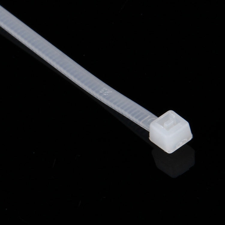 500 PCS 3 x 150mm Self-Locking Nylon Cable Wire Zip Ties(White) - Booster Cable & Clip by PMC TechLife | Online Shopping South Africa | PMC TechLife | Buy Now Pay Later Mobicred