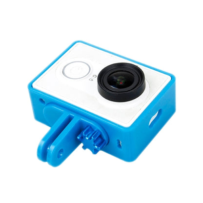 TMC Plastic Frame Mount Housing For Xiaomi Yi Sport Camera(HR319-BU)(Blue) - Protective Frame by TMC | Online Shopping South Africa | PMC Jewellery | Buy Now Pay Later Mobicred