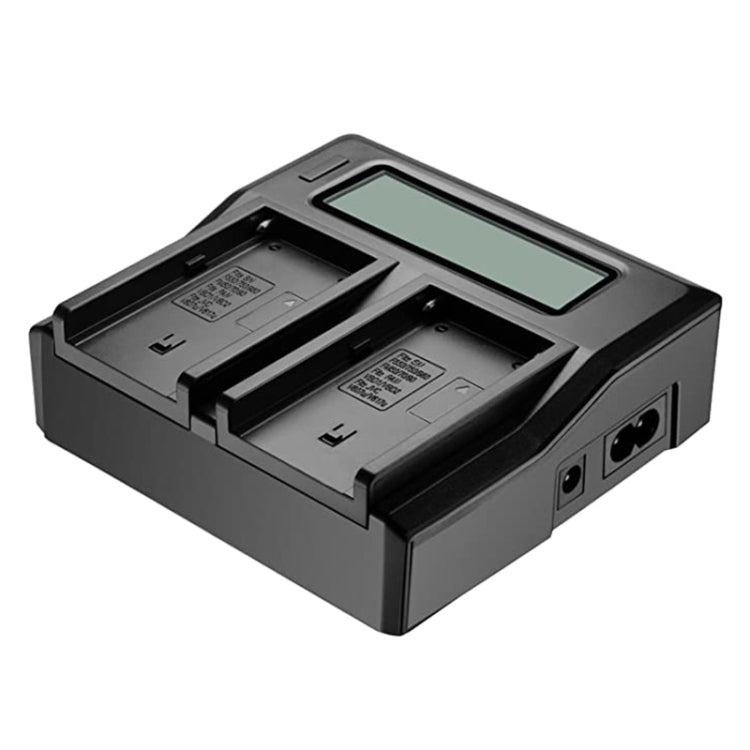 Dual Channel LCD Display Digital Battery Charger with USB Port for Sony BP-U30 / U60 / U90 Battery, Compatible with Sony EX260 / EX280 / FS7 - free shipping - PMC TechLife - Order now!