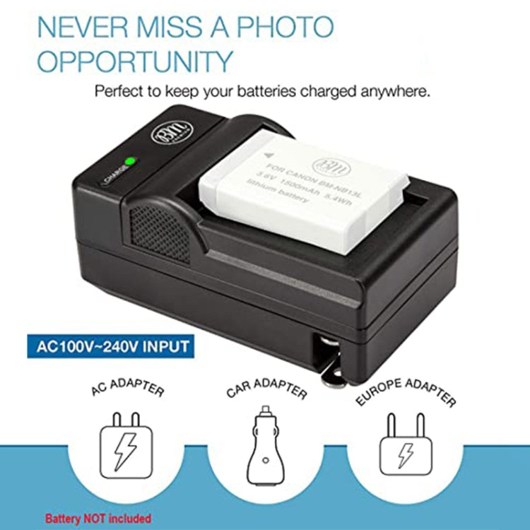 Digital Camera Battery Charger for Panasonic 005E/ BCC 12/ RIC-DB-60(Black) - free shipping - PMC TechLife - Order now!
