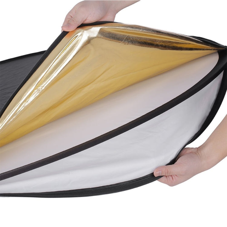 110cm 5 in 1 (Silver / Translucent / Gold / White / Black) Folding Photo Studio Reflector Board - free shipping - PMC TechLife - Order now!