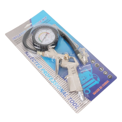 Car Inflator and Gauge Kit, Pressure Range: 0-220PSI - Tire Pressure Gauges by PMC Jewellery | Online Shopping South Africa | PMC Jewellery | Buy Now Pay Later Mobicred