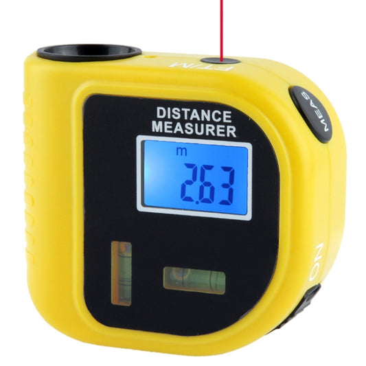 CP-3010 Ultrasonic Distance Measurer with Laser Pointer, Range: 0.5-18m(Yellow) - Laser Rangefinder by PMC Jewellery | Online Shopping South Africa | PMC Jewellery | Buy Now Pay Later Mobicred