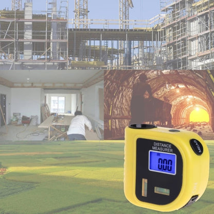 CP-3010 Ultrasonic Distance Measurer with Laser Pointer, Range: 0.5-18m(Yellow) - Laser Rangefinder by PMC Jewellery | Online Shopping South Africa | PMC Jewellery | Buy Now Pay Later Mobicred