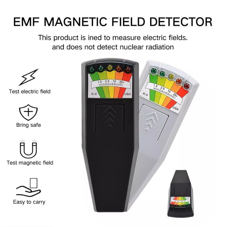 5-LED Electromagnetic Radiation Detector EMF Meter Tester - Radiation Detector by PMC TechLife | Online Shopping South Africa | PMC TechLife