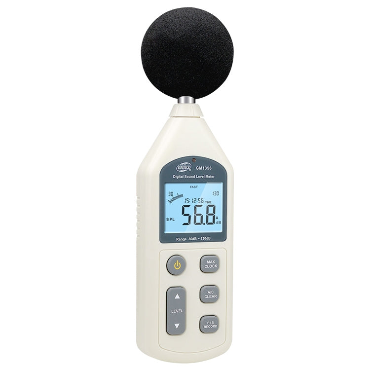 Digital Sound Level Meter with USB Port(Range: 30dB~130dB)(Beige) - Light & Sound Meter by PMC Jewellery | Online Shopping South Africa | PMC Jewellery | Buy Now Pay Later Mobicred