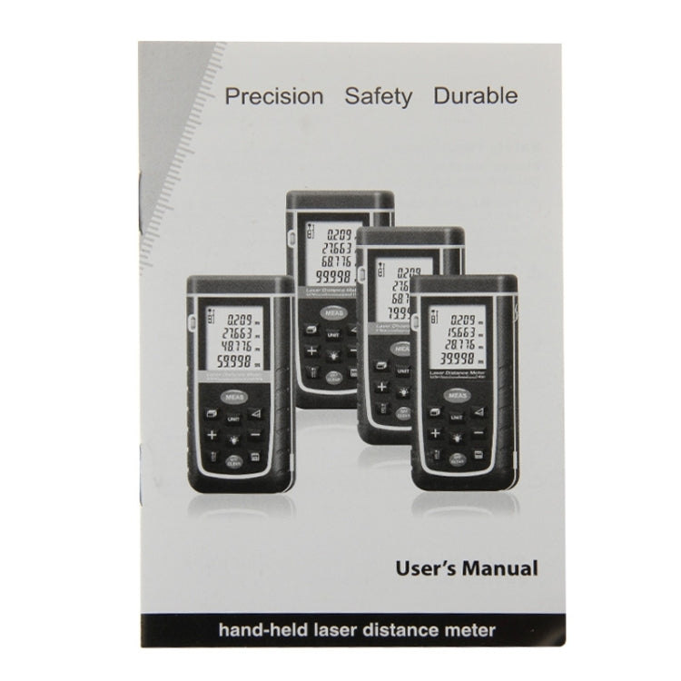 RZ-A60 1.9 inch LCD 60m Hand-held Laser Distance Meter with Level Bubble - Laser Rangefinder by PMC Jewellery | Online Shopping South Africa | PMC Jewellery | Buy Now Pay Later Mobicred