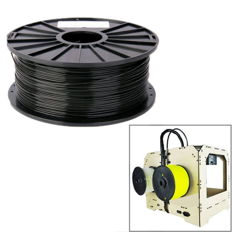 PLA 1.75 mm 3D Printer Filaments(Black) - Consumables by PMC Jewellery | Online Shopping South Africa | PMC Jewellery | Buy Now Pay Later Mobicred