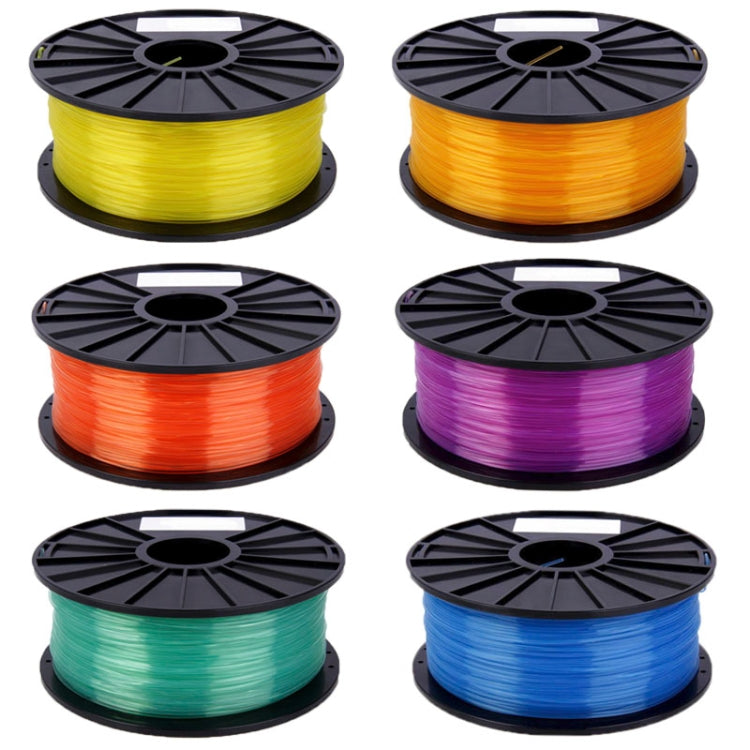 PLA 1.75 mm Transparent 3D Printer Filaments(Yellow) - Consumables by PMC Jewellery | Online Shopping South Africa | PMC Jewellery | Buy Now Pay Later Mobicred