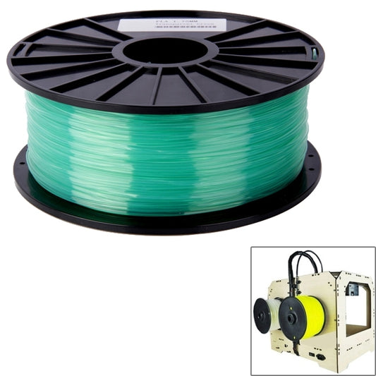 PLA 3.0 mm Transparent 3D Printer Filaments, about 115m(Green) - Consumables by PMC Jewellery | Online Shopping South Africa | PMC Jewellery | Buy Now Pay Later Mobicred