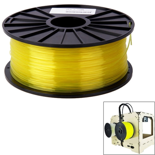 PLA 3.0 mm Transparent 3D Printer Filaments, about 115m(Yellow) - Consumables by PMC Jewellery | Online Shopping South Africa | PMC Jewellery | Buy Now Pay Later Mobicred