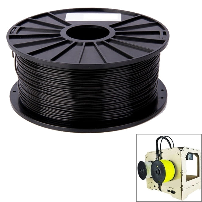 ABS 1.75 mm Color Series 3D Printer Filaments, about 395m(Black) - Consumables by PMC Jewellery | Online Shopping South Africa | PMC Jewellery | Buy Now Pay Later Mobicred