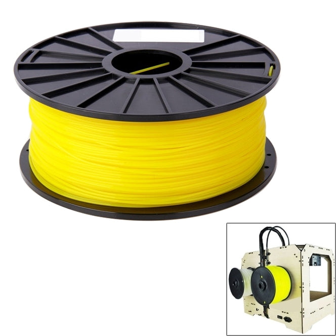 ABS 1.75 mm Color Series 3D Printer Filaments, about 395m(Yellow) - Consumables by PMC Jewellery | Online Shopping South Africa | PMC Jewellery | Buy Now Pay Later Mobicred