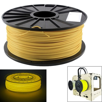 PLA 1.75 mm Luminous 3D Printer Filaments, about 345m(Yellow) - Consumables by PMC Jewellery | Online Shopping South Africa | PMC Jewellery | Buy Now Pay Later Mobicred